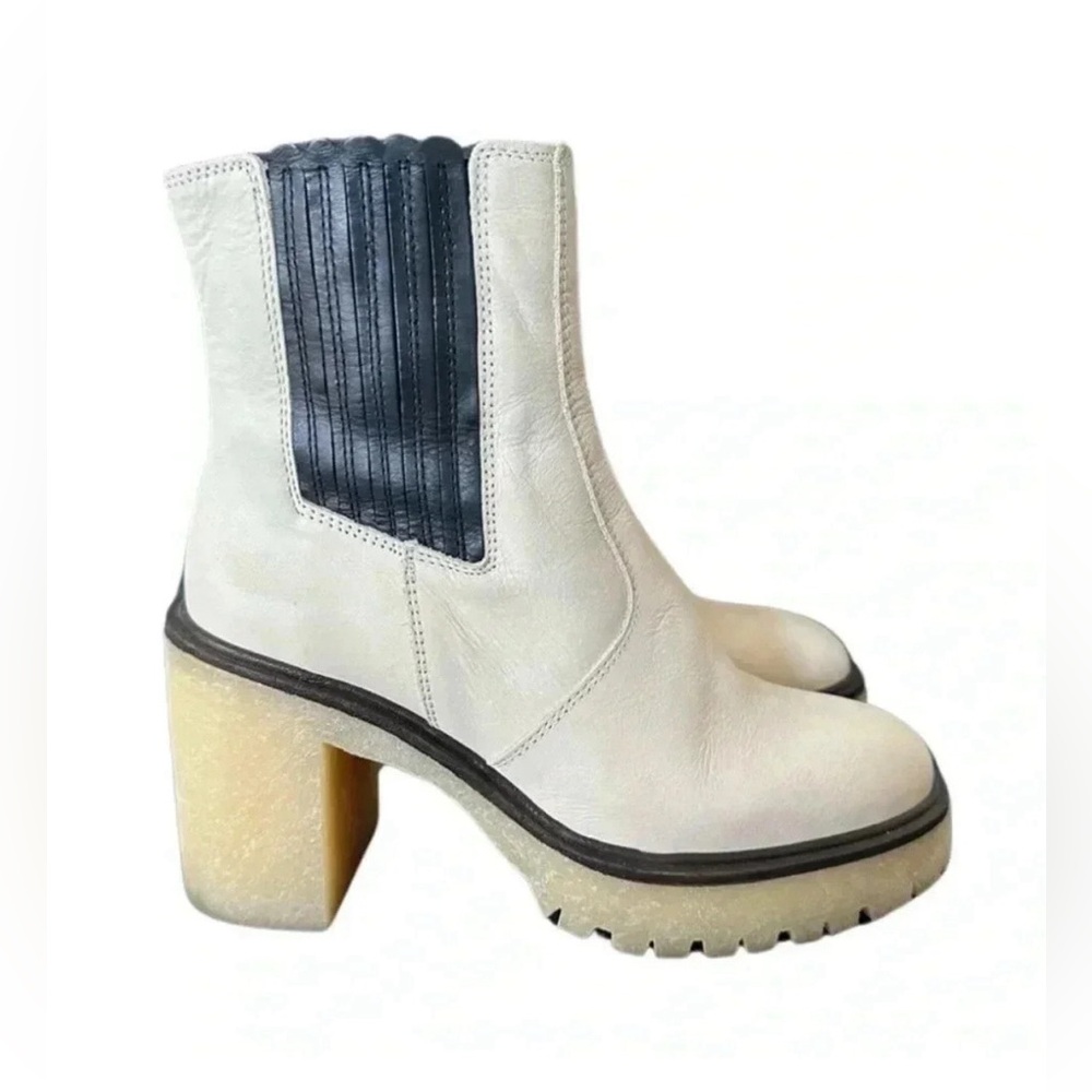 🖤FREE PEOPLE 100% Leather Boots 💖Made in Spain JAMES CHELSEA -Brand New In Box - Picture 7 of 16